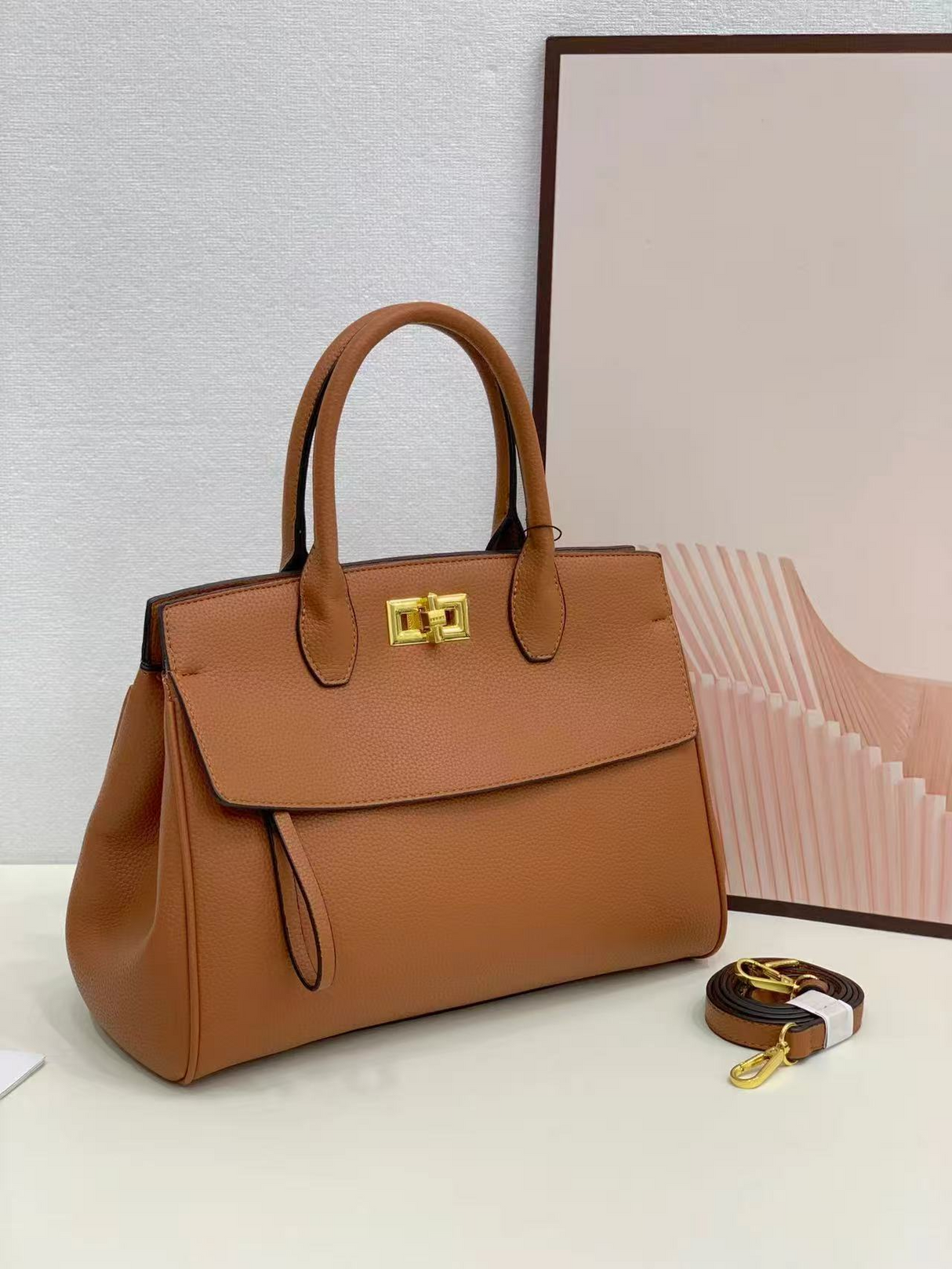 Cross-Border Trendy Handbag, Popular Shoulder and Crossbody Bag, 2025 New Model, Fashionable and Stylish Women's Crossbody Bag with Label
