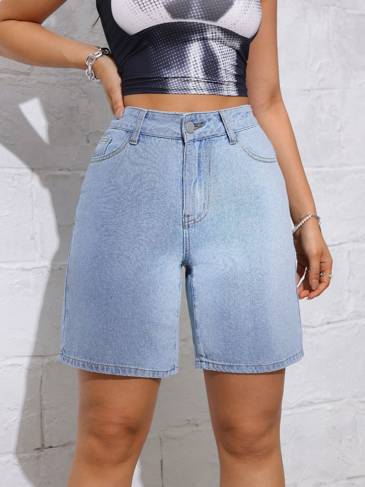 Jeans Women's Summer Loose 2025 New chubby girl Thin Wide Leg Pants Slimming plus size Straight Pants Women