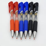 Press-Type Gel Pen K35 Signature Pen Red Blue Black Press-Type Water Pen Office and Study Supplies Refill Portable