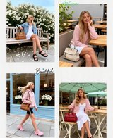 Cross-Border Trendy Handbag, Popular Shoulder and Crossbody Bag, 2025 New Model, Fashionable and Stylish Women's Crossbody Bag with Label