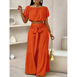 2025 European and American New Women's Wide Leg Pants Commuter High Waist Solid Color Micro-lat Strap Pants Casual suit