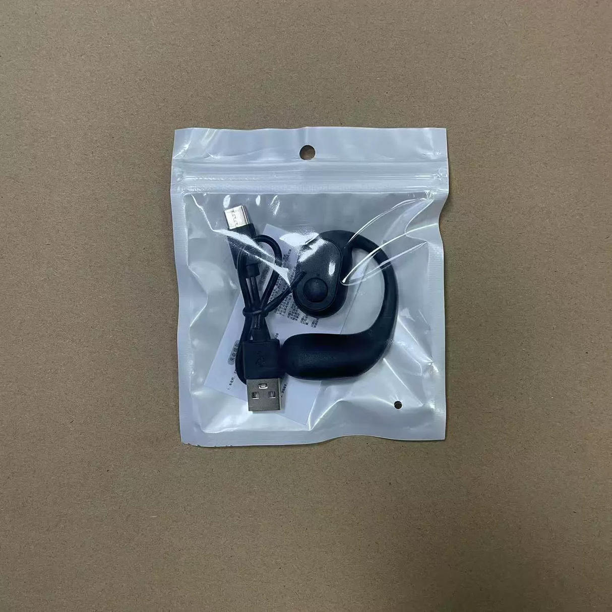 Long endurance ear-hanging OWS Bluetooth headset noise reduction not in-ear digital display power display cross-border earphones
