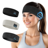 Cross-Border Hot-Selling Wireless Bluetooth Headband Outdoor Fitness Sweat-Absorbing Headphones Music Call Outdoor Knitted Bluetooth Headband