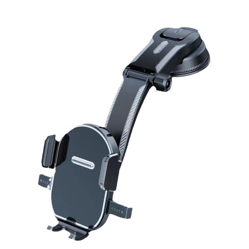 Car Automatic Lock Fixed Suction Cup Mobile Phone Holder Rotating Adjustment Front Glass Navigation Holder Wholesale