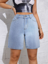 Jeans Women's Summer Loose 2025 New chubby girl Thin Wide Leg Pants Slimming plus size Straight Pants Women